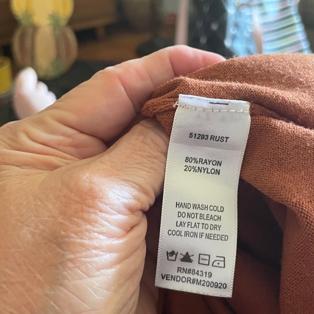 Cyrus Rust Sweater - Picture 5 of 5